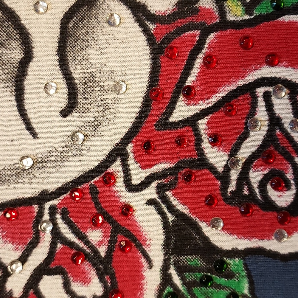 NWT Vintage Ed Hardy Skull & Roses Graphic Tee by Christian Audigier - Picture 5 of 10